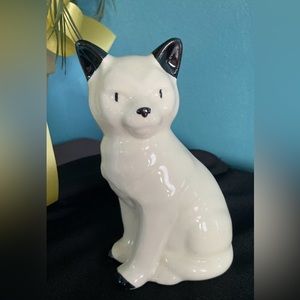 Vintage 6” kitty cat figurine